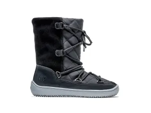 Detské zimné barefoot topánky Be Lenka Snowfox Kids - Black #1071873