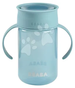 Hrnček pre bábätká 360° Learning Cup Beaba Blue na učenie sa piť modrý od 12 mes