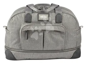 Prebaľovacia taška ku kočíku Beaba Amsterdam II Expandable Travel Changing Bag Heather Grey 2 veľkosti sivá