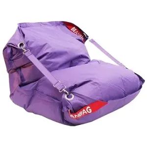 BeanBag - Sedací vak 189×140 comfort s popruhmi violet