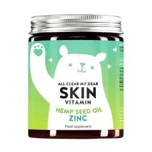 Bears With Benefits Vitamíny pre zdravú pleť All Clear My Dear Skin 60 ks