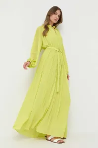 Šaty Beatrice B zelená farba, maxi, áčkový strih #8633370