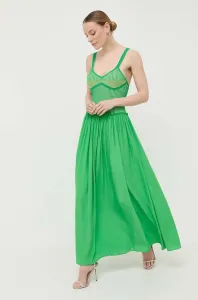 Šaty Beatrice B zelená farba, maxi, áčkový strih #8656674