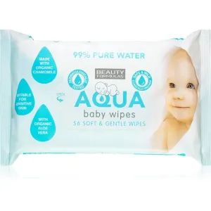 Beauty Formulas Baby Aqua vlhčené obrúsky pre deti 56 ks