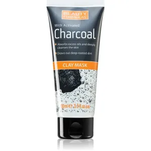 Beauty Formulas Charcoal hĺbkovo čistiaca pleťová maska s aktívnym uhlím 100 ml