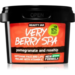 Beauty Jar Very Berry Spa zjemňujúci cukrový peeling na tvár 120 g