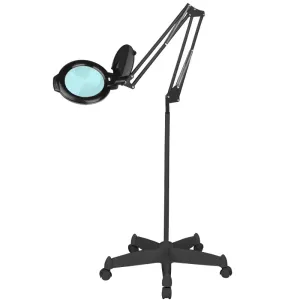 Kozmetická lampa s lupou BeautyOne ML6 LED Black so stojanom