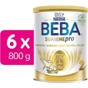 BEBA SUPREMEpro 2, 6 HMO, 6× 800 g