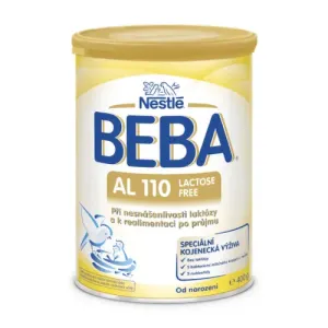 BEBA AL 110 Lactose Free 400 g - balenie 6 ks