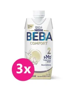 3x BEBA COMFORT HM-O 2 Mlieko pokračovacie tekuté, 500 ml #9530254