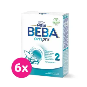 BEBA OPTIPRO® 2 mliečna výživa (od ukonč. 6m), 6x500 g​ #7351233