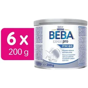 BEBA FM 85 prípravok na obohatenie materského mlieka, 6× 200 g