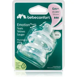 Bebeconfort Emotion Physio Fast Flow cumlík na fľašu 6 m+ 2 ks