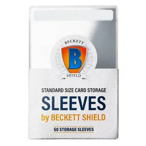 Beckett Obaly na karty Beckett Shield Standard Storage - 50 ks