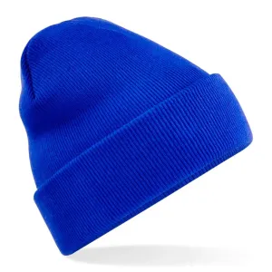 Beechfield Klasická zimná čiapka Cuffed Recycled - Kráľovská modrá #8163680
