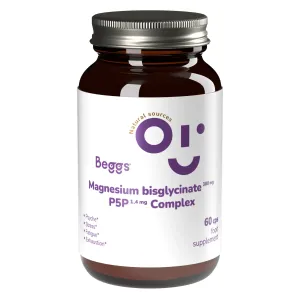 Beggs Magnesium bisglycinate 380 mg + P5P COMPLEX 1,4 mg, 60 kapsúl