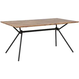 Jedálenský stôl 160 × 90 cm tmavé drevo AMSTERDAM, 251915