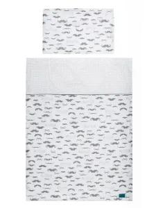 BELISIMA - 6-dielne posteľné obliečky Little Man 100/135 sivé