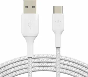 Belkin Boost Charge USB-A to USB-C Cable CAB002bt1MWH Biela 1 m USB Kábel