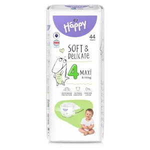 BELLA Baby Happy Soft&Delicate Size 4 Maxi jednorazové plienky 8-14 kg 44 ks