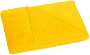 Detská deka KORALL MICRO 1014/005 75x100 žltá bez výšivky