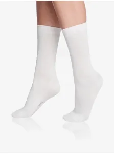 Biele unisex ponožky Bellinda UNISEX CLASSIC SOCKS #3790758