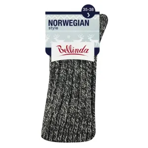 Bellinda 
NORWEGIAN STYLE SOCKS - Pánske zimné ponožky nórskeho typu - čierna #8115543