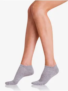 Sada dvoch párov dámskych ponožiek v šedej farbe Bellinda COTTON IN-SHOE SOCKS 2x #3790757