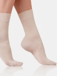 Bellinda 
COTTON MAXX LADIES SOCKS - Dámske bavlnené ponožky - béžová #3842936