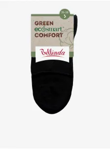 Bellinda 
GREEN ECOSMART COMFORT SOCKS - Dámske ponožky z bio bavlny s netlačícím lemom - čierna #2819864