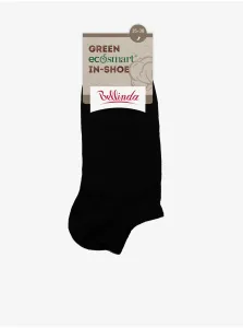 Bellinda 
GREEN ECOSMART IN-SHOE SOCKS - Krátke ponožky z bio bavlny - čierna #2820174