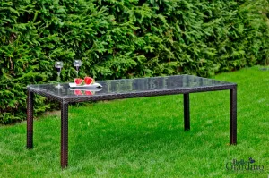 Záhradný stôl Martex tmavo hnedý
