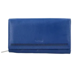 Dámska kožená peňaženka modrá - Bellugio Ermína