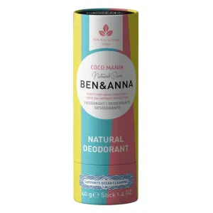 BEN&ANNA Natural Deodorant Coco Mania tuhý dezodorant 40 g