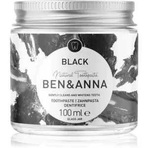 BEN&ANNA Natural Toothpaste Black zubná pasta v sklenenej dóze s aktívnym uhlím 100 ml #68069