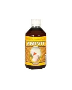 Amivit E komplex vitamínov a aminokyselín pre papagáje 500ml