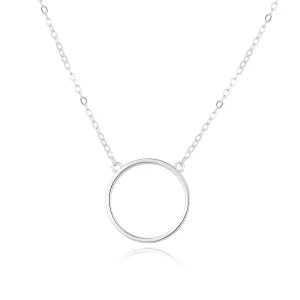 Beneto Minimalistický strieborný náhrdelník AGS1163/47