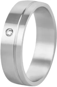 Beneto Dámsky prsteň z ocele s Krystel SPD06 52 mm