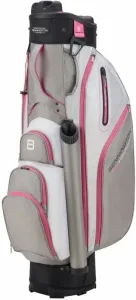 Bennington QO 9 Water Resistant Grey/White/Pink Cart Bag