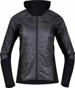 Bergans Cecilie Light Insulated Hybrid Jacket Women Solid Dark Grey/Black S Outdoorová bunda