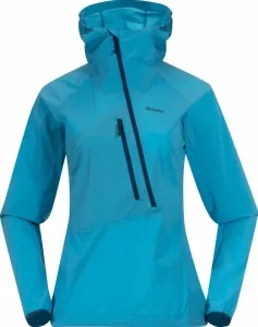 Bergans Cecilie Light Wind Anorak Women Clear Ice Blue XS Outdoorová bunda