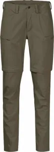 Bergans Utne ZipOff Pants Women Green Mud/Dark Green Mud M Outdoorové nohavice
