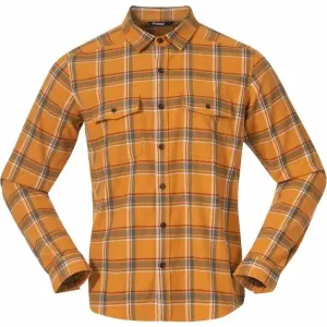 Bergans TOVDAL Pánska flanelová košeľa, khaki, veľkosť #8001065