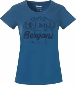 Bergans Classic V2 Tee Women North Sea Blue L Outdoorové tričko