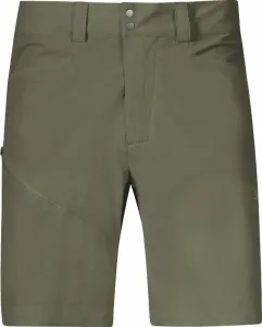 Bergans Vandre Light Softshell Shorts Men Green Mud 48 Outdoorové šortky