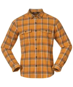Flanelová košeľa Tovdal Bergans® – Golden Field / Green Mud Check (Farba: Golden Field / Green Mud Check, Veľkosť: L)