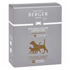 Maison Berger Paris Keramická náplň vône do auta Antiodour zvieratá - Ovocno-kvetinová vôňa, 2 ks 6416