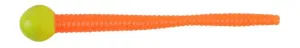 Berkley gumová nástraha powerbait twister mice tail chart/fluo orange - 7,5 cm (13ks v balení)