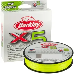 Berkley splietaná šnúra x5 flame green 150 m-priemer 0,17 mm / nosnosť 17 kg