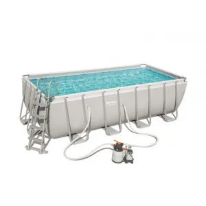 Obdĺžnikový bazén s rámom a pieskovou filtráciou  4,88X2,44X1,22M 56671